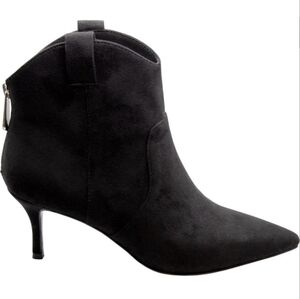 Charles David Auden Bootie 8.5M Black Microsuede NWT
